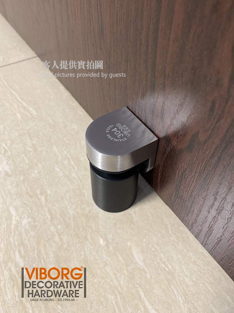 VIBORG Deluxe Solid Sus304 Stainless Steel Casting Powerful Floor Mount Mounted Magnetic Pop Up Doorstop Door Stopper Door Stop Door Catch RS-39A - Image 3